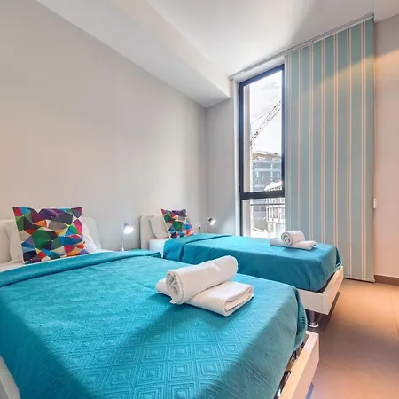 The Chic & Fabulous St Julians Apts With Terraces Apartment Saint Julian's